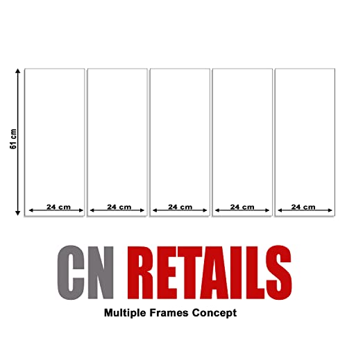 CN RETAILS Set Of 5 Scenery 3d Framed World map Wall Paintings For Living Room Big Size, Bedroom, Home Decoration, home Decor, Office (4FEET X 2 FEET) 2448_59 - Image 2