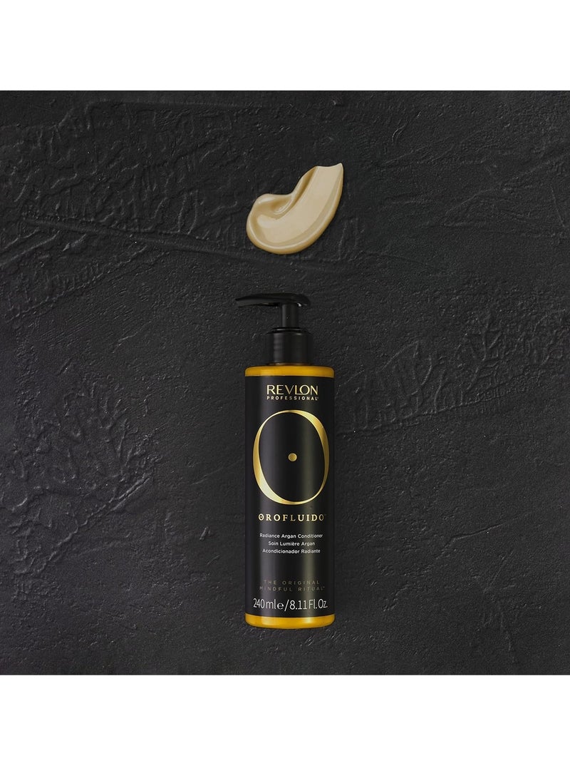 ريفلون بلسم أوروفلويدو ريفلون بروفيشنال راديانس أرغان، بلسم منعم للشعر بزيت الأرغان - 240 مل - Image 2