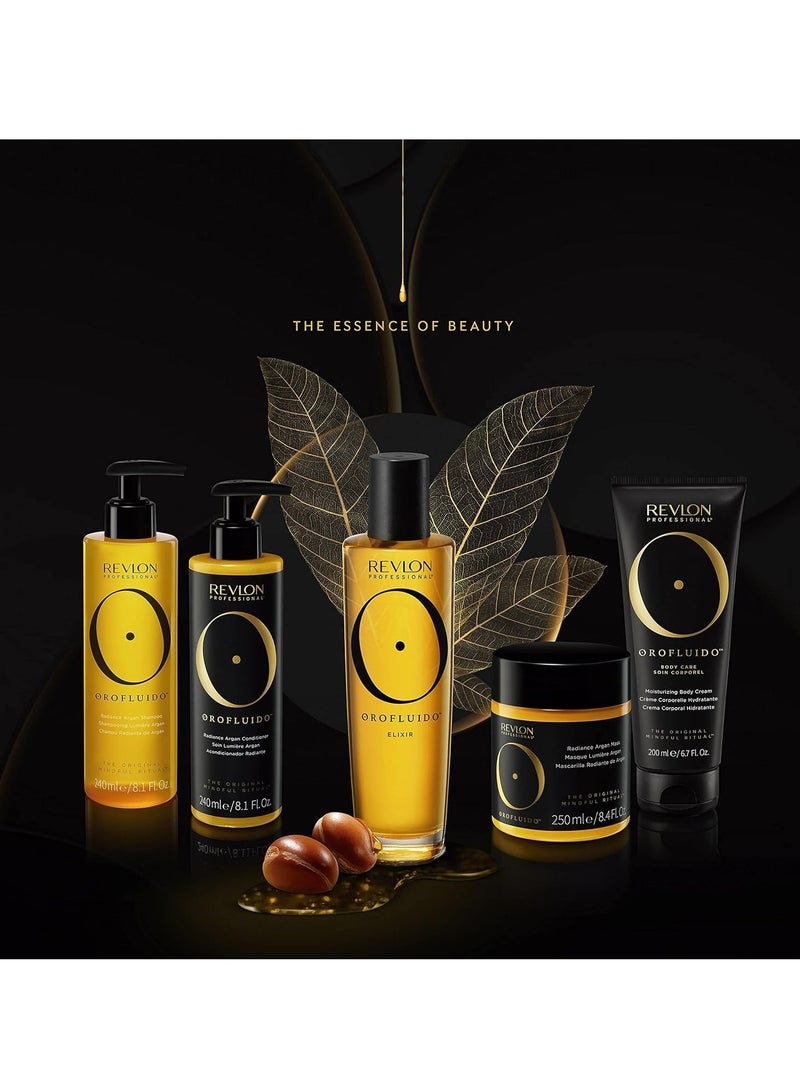 ريفلون بلسم أوروفلويدو ريفلون بروفيشنال راديانس أرغان، بلسم منعم للشعر بزيت الأرغان - 240 مل - Image 3