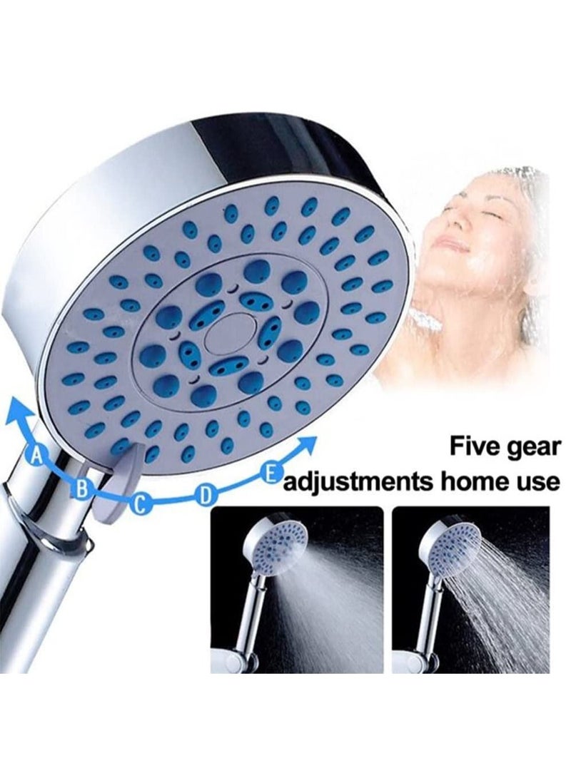 Rubik رأس دش مع خرطوم دش بطول 2 متر 5 أوضاع رش مجموعة دش محمولة عالمية للبالغين والأطفال والحيوانات الأليفة للاستخدام في المنزل والصالة الرياضية (2 متر) - Image 3