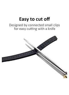 MTS Car Door Edge Guards, Rubber Clip Seal U Shape Edge Trim Guard Protection Car Metal Door Edge Protector Strip, Fit for SUV Sedan and Most Models (16.4 Ft(5M) No Glue Required (Black)  - Image 3