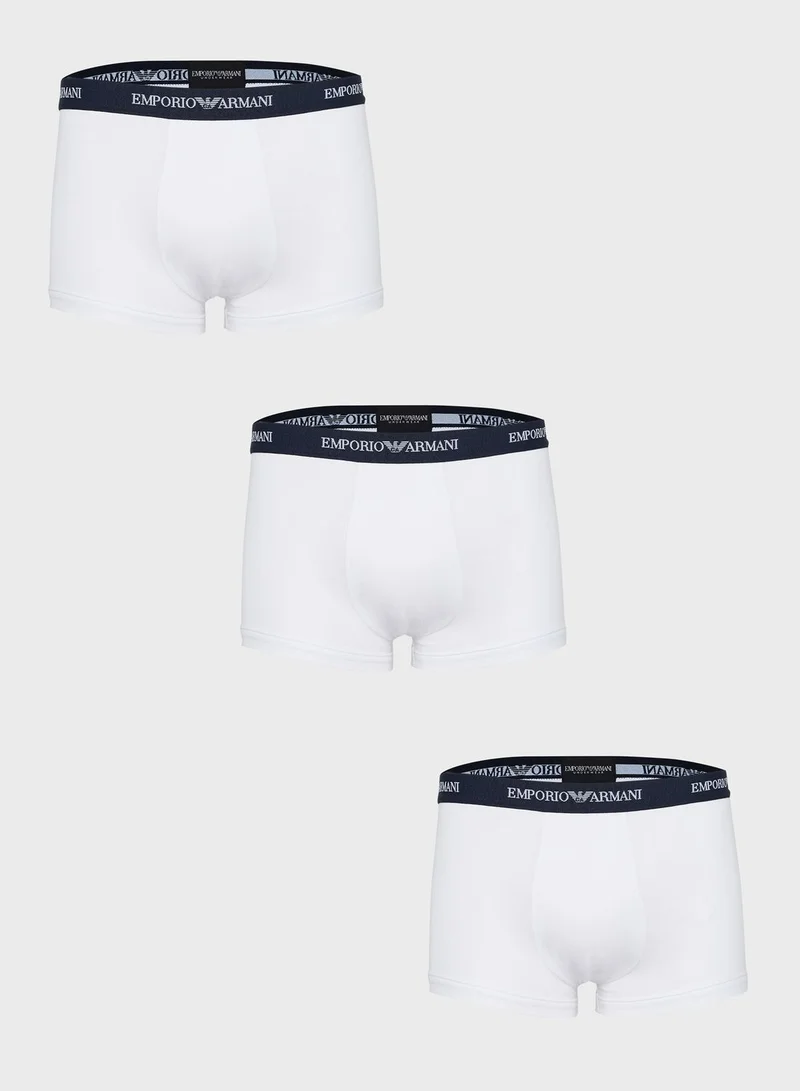 3 Pack Logo Band Trunks