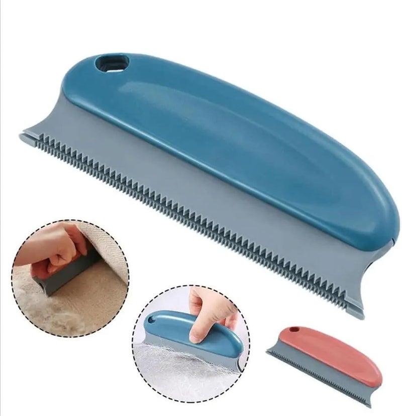 2PCS Portable Fur Cleaning Brush - Effective Household Tool for Sofa, Clothing, and Fabric - Ideal for Pet Owners(Dark Blue) - Image 3