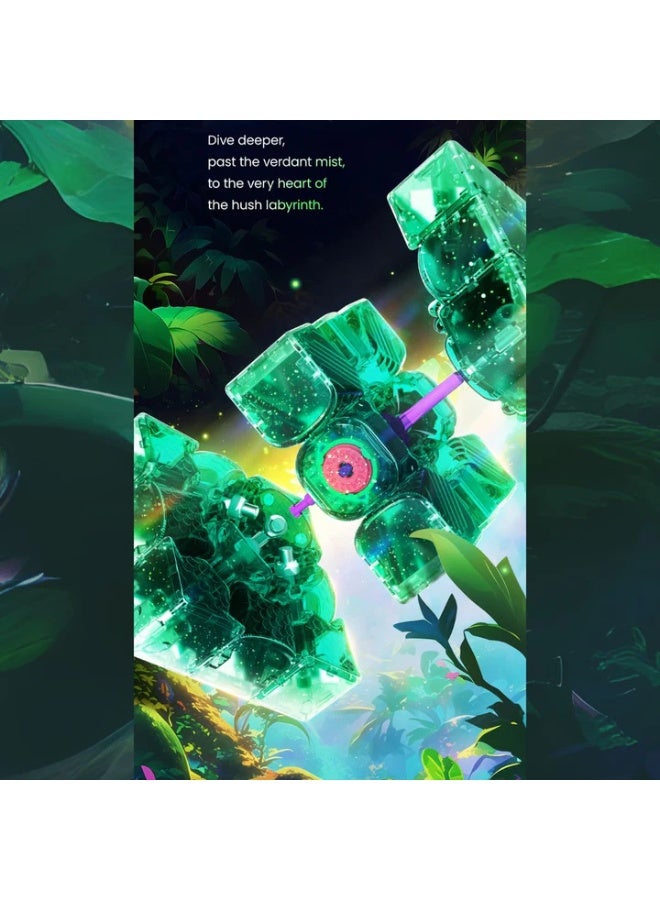 جانكيوب مكعب السرعة المغناطيسي GAN 15 Maglev 3x3 إصدار محدود صيف 2025، لون زمرد - Image 5