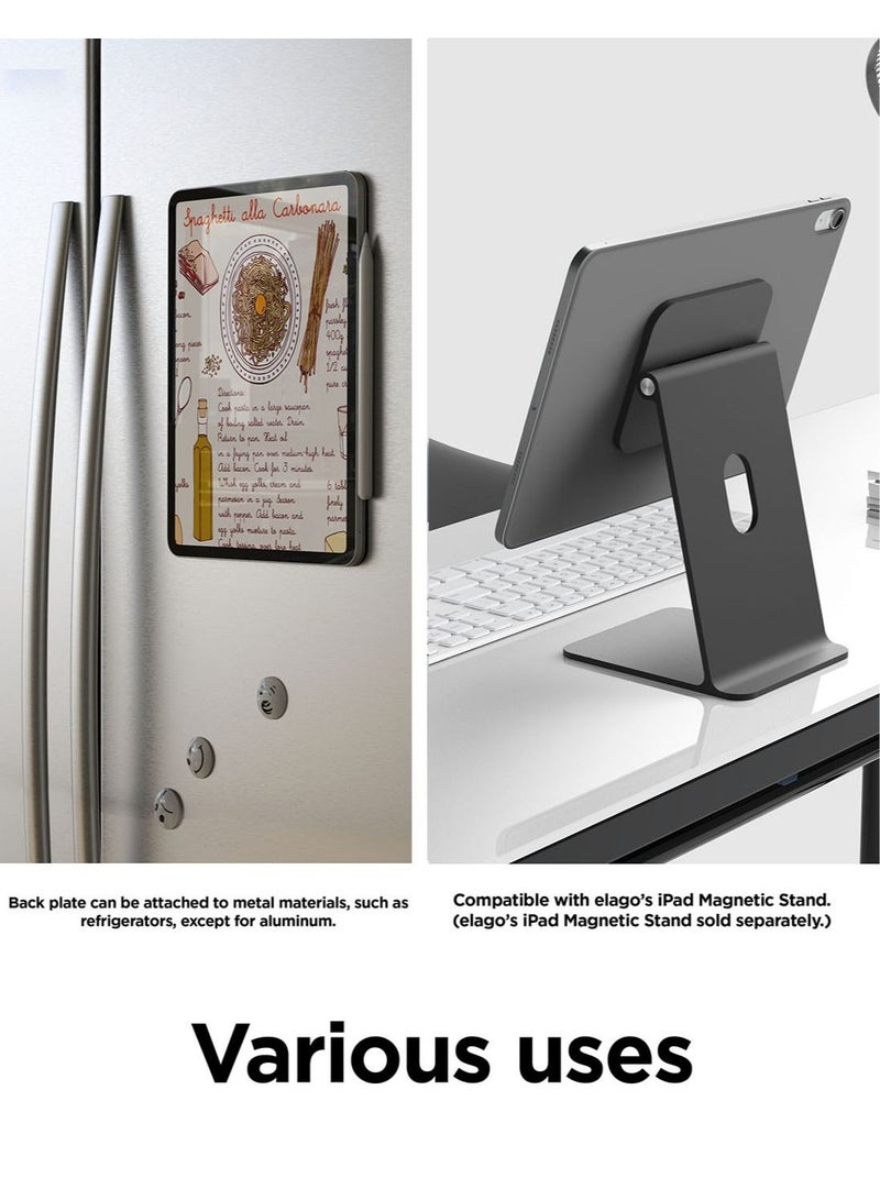 Elago Magnetic Folio iPad 10th Generation Case Cover (2022) 10.9 inch [Magnet Integrated Back Plate attaches to Metal Surfaces] - Dark Gray - Image 5