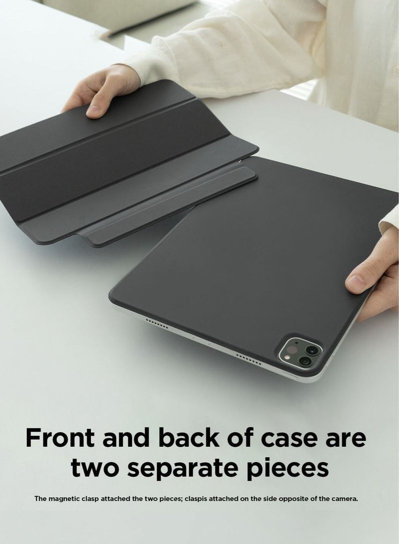 Elago Magnetic Folio iPad 10th Generation Case Cover (2022) 10.9 inch [Magnet Integrated Back Plate attaches to Metal Surfaces] - Dark Gray - Image 3