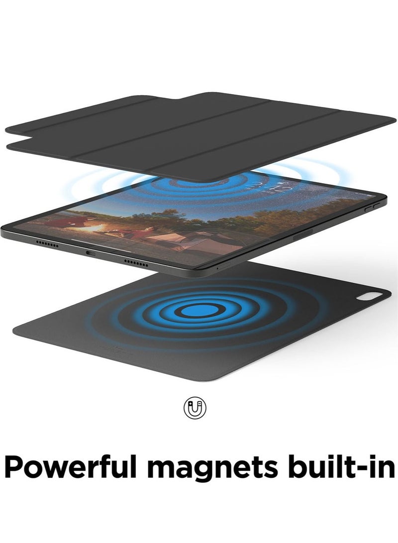 Elago Magnetic Folio iPad 10th Generation Case Cover (2022) 10.9 inch [Magnet Integrated Back Plate attaches to Metal Surfaces] - Dark Gray - Image 2