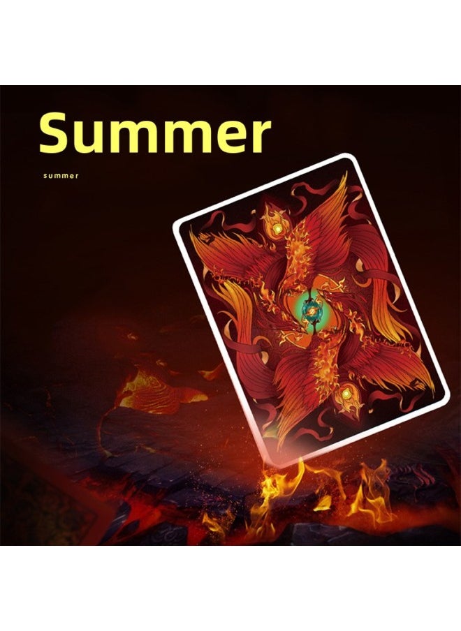 null - Magic Gathering Magic Props Strive For The Third Art Festival To Commemorate The Collection Of Flowers, Cut Playing Cards, Spring And Summer-Color:Spring - Image 1