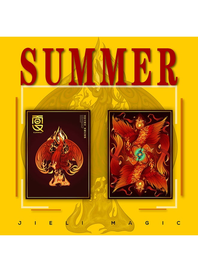 null - Magic Gathering Magic Props Strive For The Third Art Festival To Commemorate The Collection Of Flowers, Cut Playing Cards, Spring And Summer-Color:Spring - Image 1