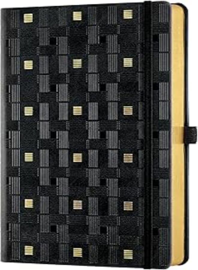 CASTELLI NOTEBOOK PKT RUL C&G WEAVING GOLD