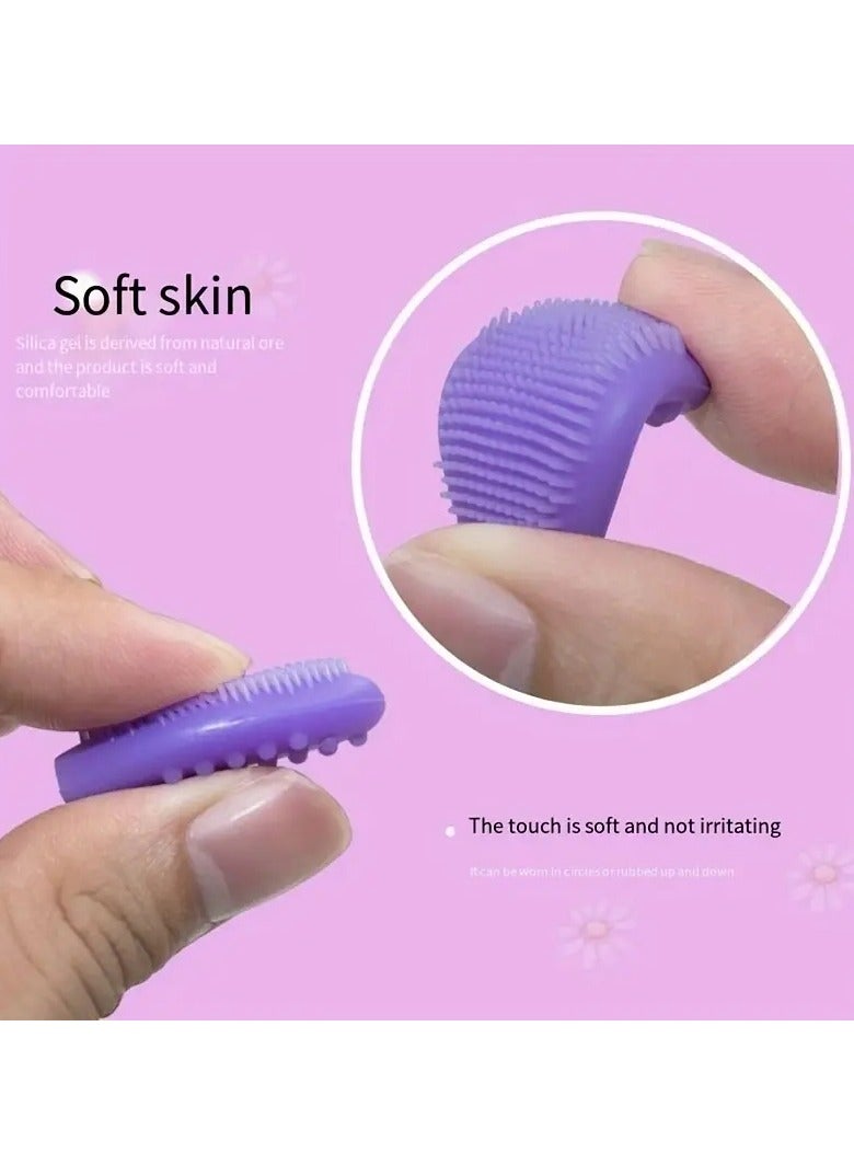 أوريتي فرشاة أنف من السيليكون لتنظيف الرؤوس السوداء، فرشاة تقشير ناعمة مزدوجة الجوانب، أداة تدليك خشنة للعناية ببشرة الوجه بنفسك - Image 3