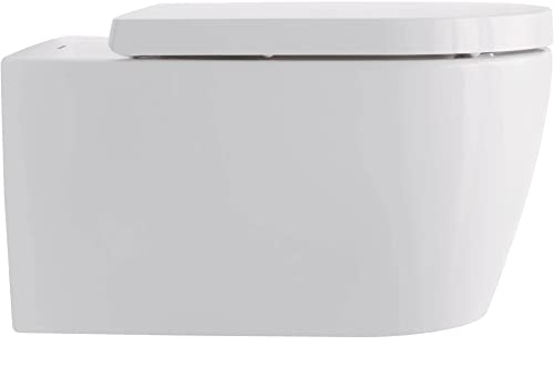 Duravit Seat and cover ME by STARCK white hinges ss w. automatic closure - Image 5