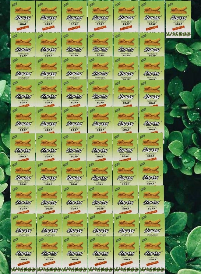 بياري 61 قطع صابون آيورفيدي كركم