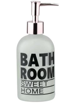 Glass Soap Dispenser, Dish Soap Dispenser for Kitchen Sink, Hand Soap Dispenser for Bathroom - 400 ml