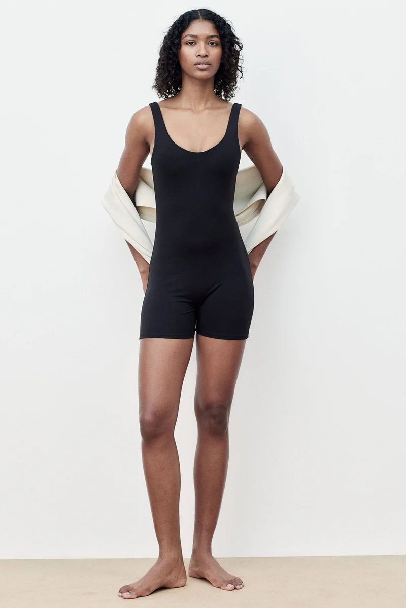 H&M  Sports playsuit in SoftMove™ for Women | Best Price UAE