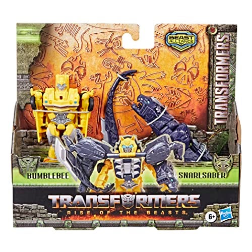 TRANSFORMERS مجموعة 2-Pack من بيست كومباينر بامبلبي وسنارلسابر | تحالف الوحوش | ترانسفورمرز: صعود الوحوش - Image 2
