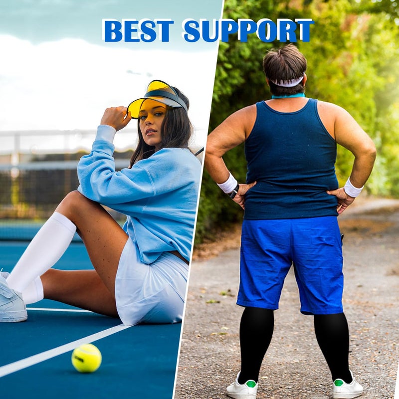 Aoliks Compression Socks For Women & Men Support Socks For Athletic Running Nurses Hiking - Image 3