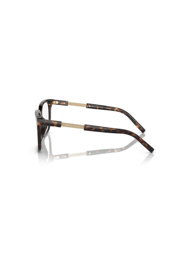 GIORGIO ARMANI Giorgio Armani Man Rectangular  Eyeglasses- Ar 7252U - Lense Size:53Mm - Havana - Image 2