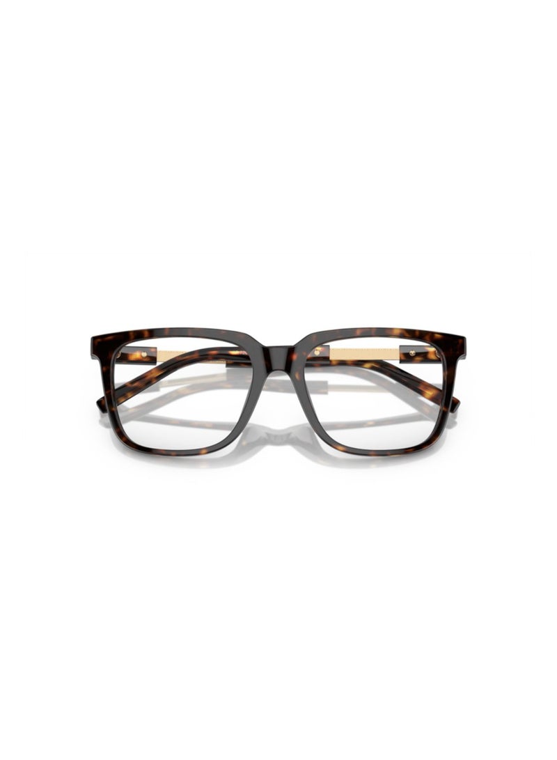 GIORGIO ARMANI Giorgio Armani Man Rectangular  Eyeglasses- Ar 7252U - Lense Size:53Mm - Havana - Image 5