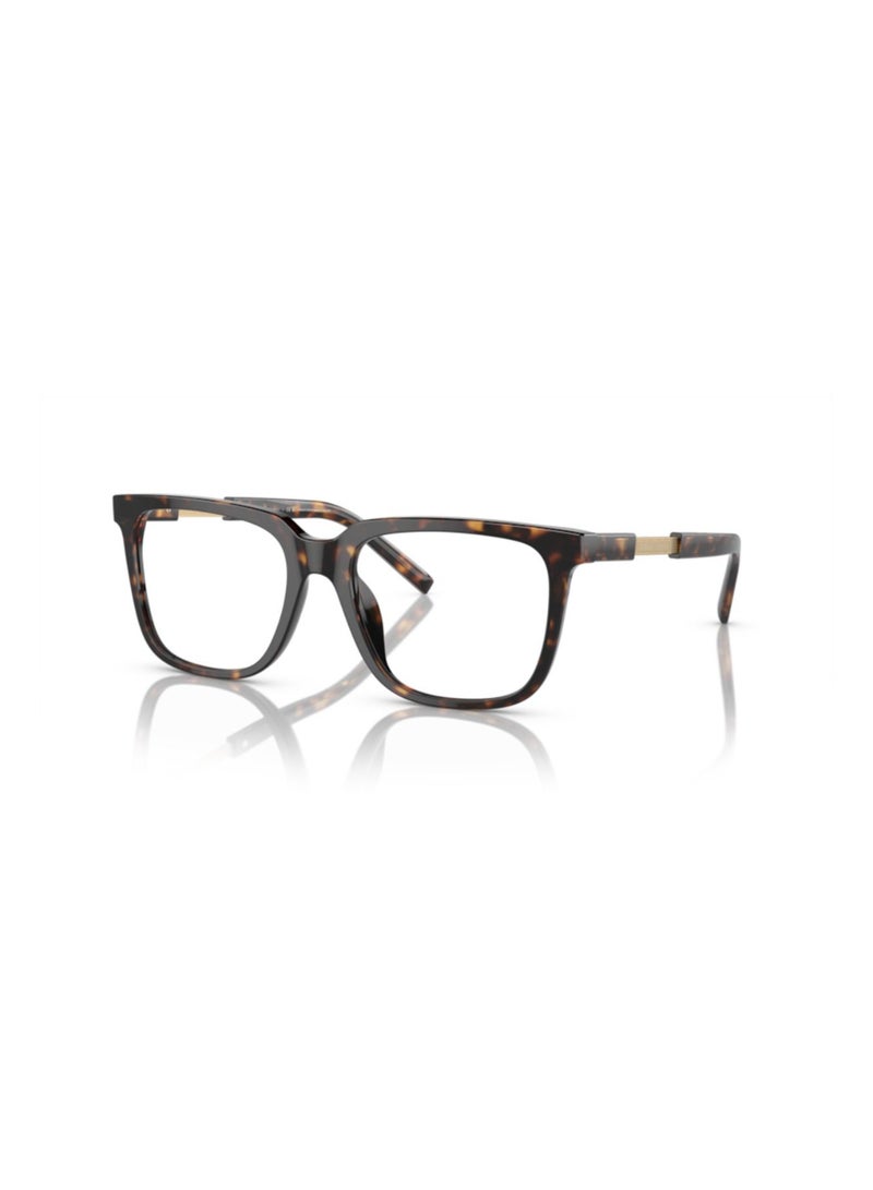 GIORGIO ARMANI Giorgio Armani Man Rectangular  Eyeglasses- Ar 7252U - Lense Size:53Mm - Havana - Image 1