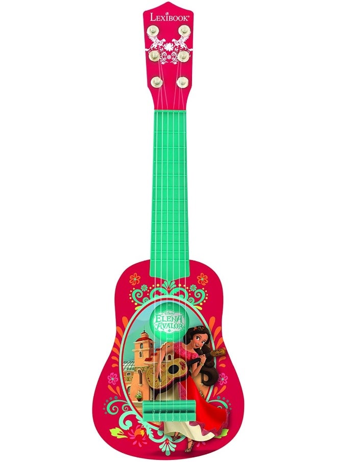 Lexibook - Lexibook Disney Elena Of Avalor Elena My First Guitar For Children, 6 Nylon Strings, 21’’ Long, Guide Included - Image 1