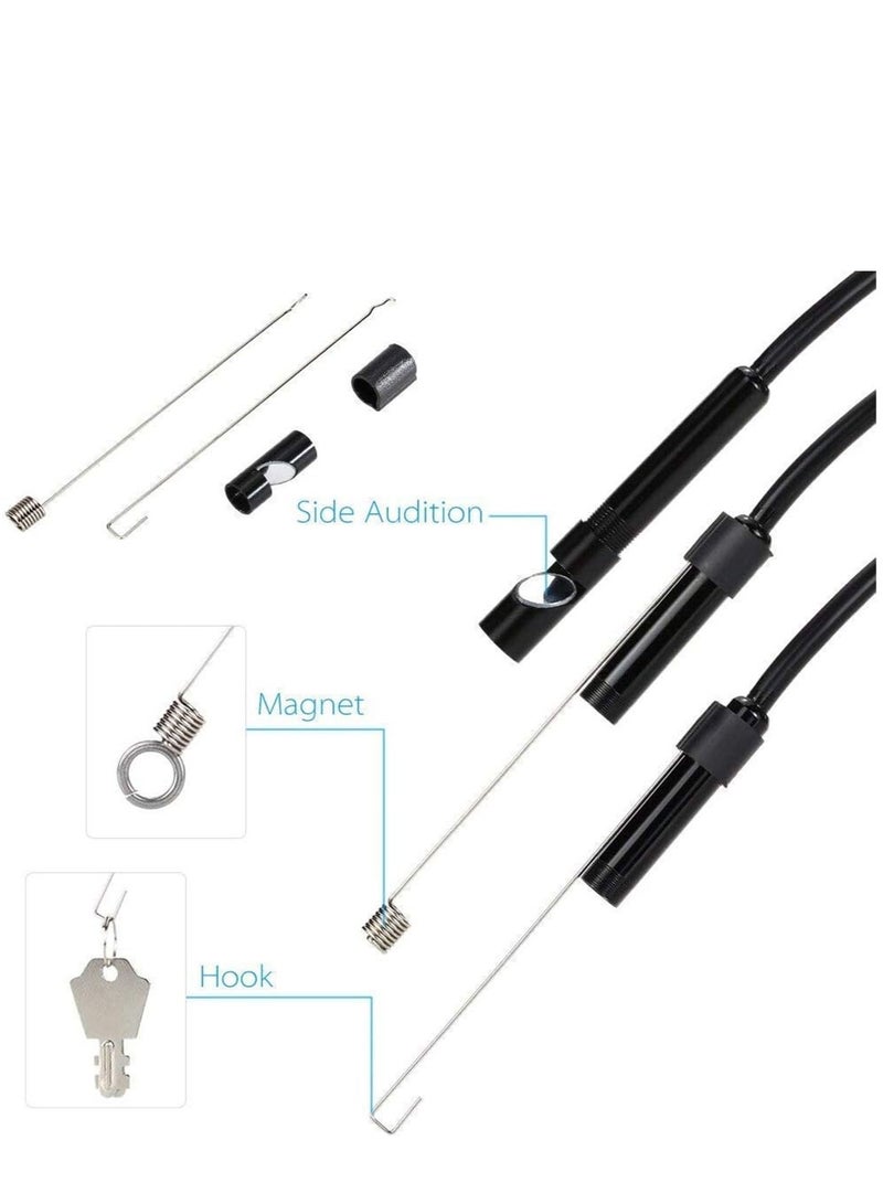 Generic 7mm Lens Size, 5 Meters Wire Mini Endoscope Camera for Android USB Borescopes Waterproof Led Lighting Inspection Camera with Free C-Type Connector - Image 5