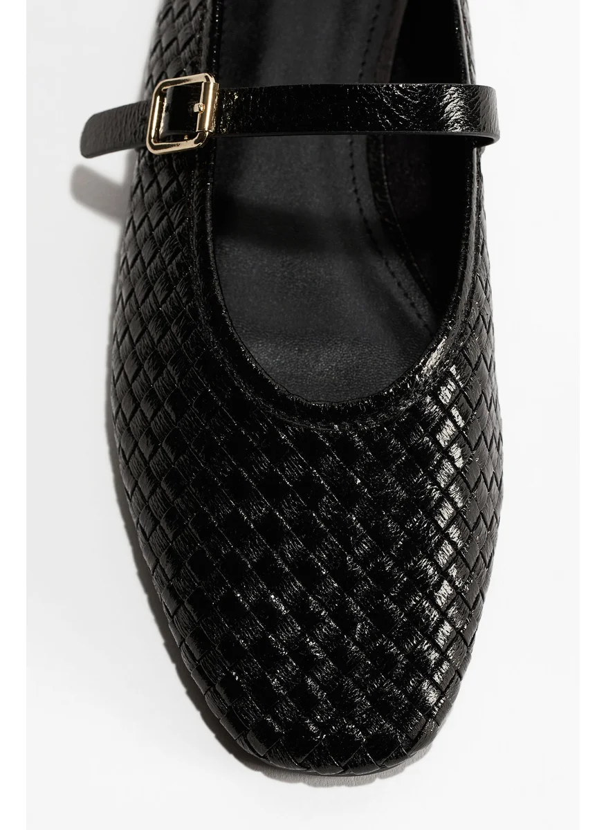 اتش اند ام Braided Ballet Pumps