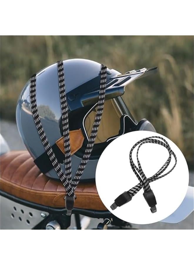 2Pcs Bike Bungee Cords with Hooks Bike Rack Straps Adjustable Bicycle Elastic Rope 3 in 1 Bungee Cord Luggage Elastic Rope Bundling Belt Bike Hook Tie for Camping Bicycle Pannier Rack Motorcycle