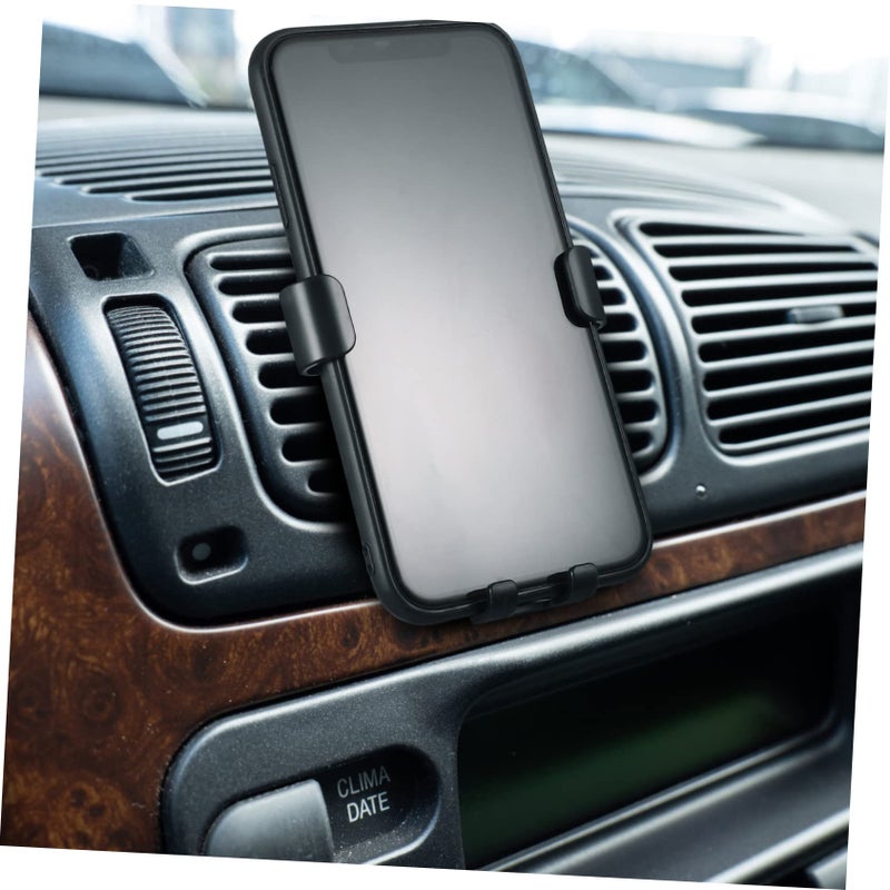 2 Pcs Car Phone Holder with Mechanical Linkage Stable Triangle Grip Air Vent Mount - Image 4