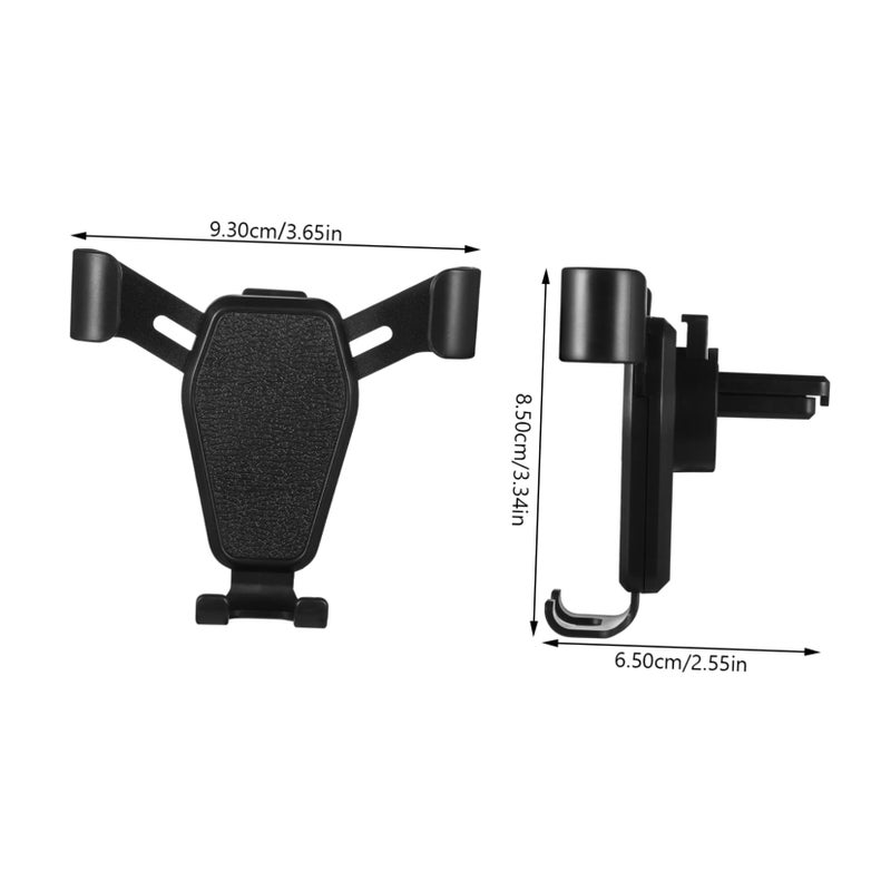 2 Pcs Car Phone Holder with Mechanical Linkage Stable Triangle Grip Air Vent Mount - Image 3
