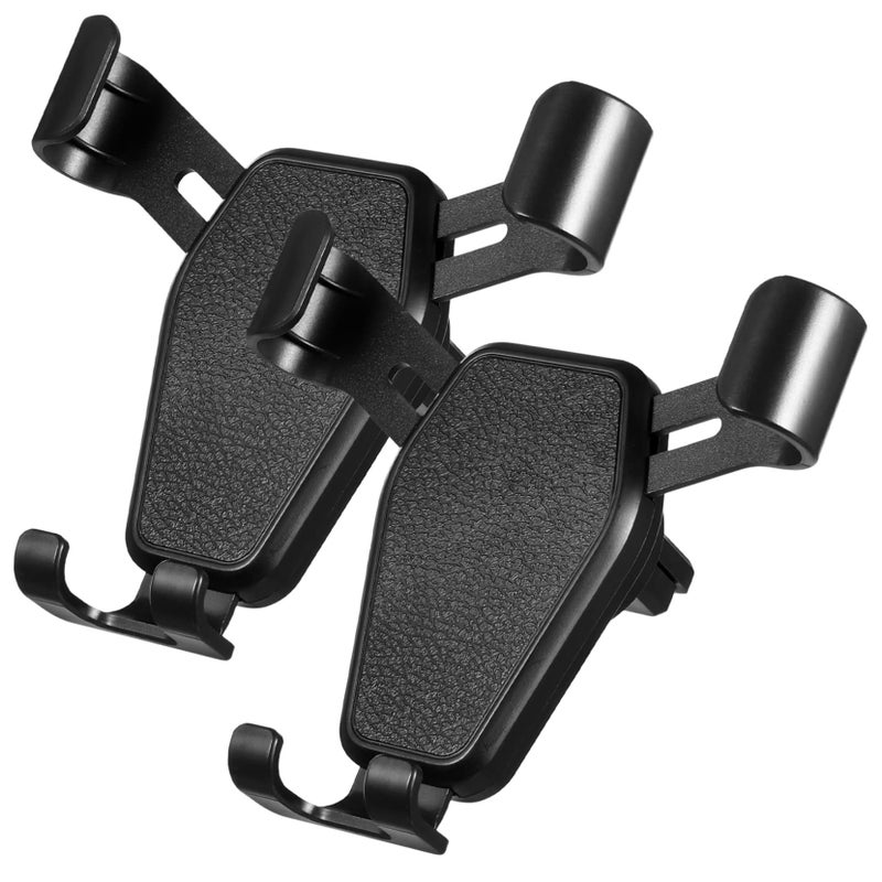 2 Pcs Car Phone Holder with Mechanical Linkage Stable Triangle Grip Air Vent Mount - Image 2
