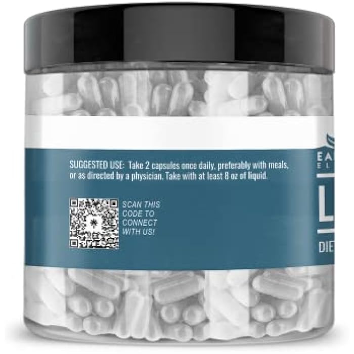 Earthborn Elements L-Glutamine 200 Capsules, Pure & Undiluted, No Additives - Image 3
