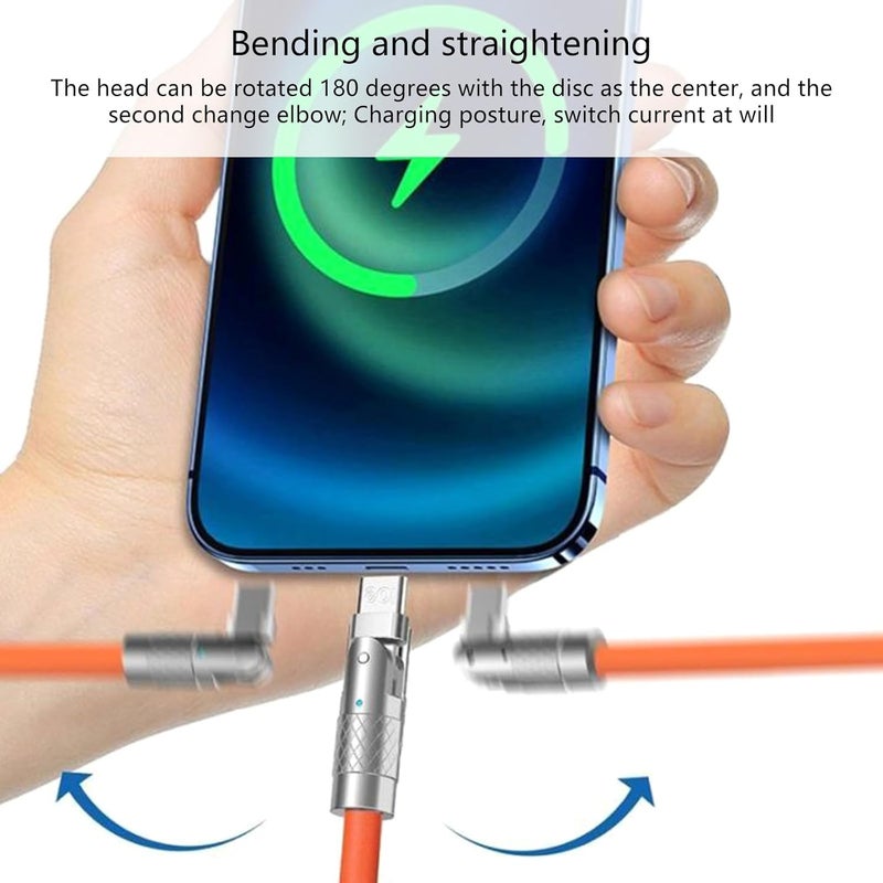 كابل شحن عالي السرعة من USB إلى C بقدرة 120 واط للهواتف المحمولة والأجهزة اللوحية - Image 4
