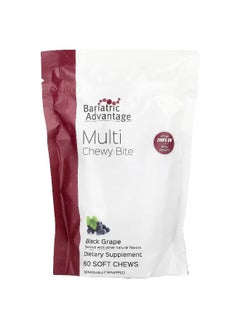 Bariatric Advantage Bariatric Advantage, Multi Chewy Bite, Black Grape, 60 Soft Chews  - Image 1