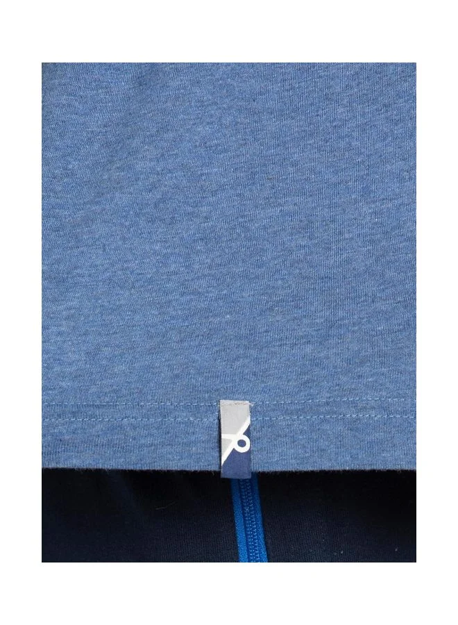 Jockey Light Denim Melange 2726 Men Super Combed Cotton Rich Solid V Neck Half Sleeve T Shirt for Men | Best Price UAE