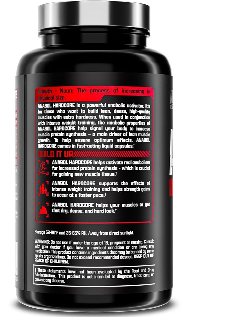 Nutrex Research Anabol Hardcore Anabolic Activator, Muscle Builder and Hardening Agent, 60 Pills 2 momths supply - Image 4