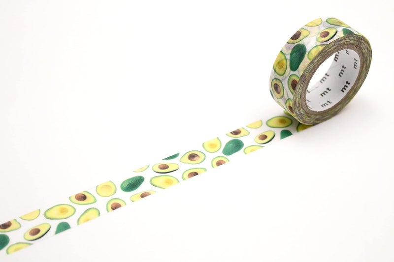 MT mt Washi Masking Tape EX Series, 15 mm x 7 mtrs Shade - Avocado, (Pack of 1) - Image 1
