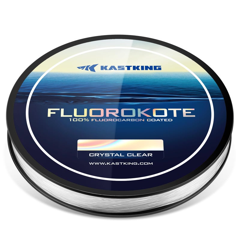 KastKing FluoroKote Fluorocarbon Coated Fishing Line 10LB 300Yds - Image 1