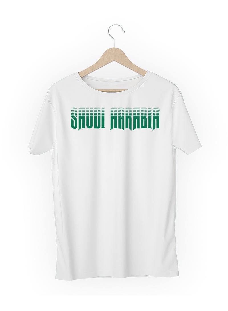 Fashion World Cotton T-shirt Printed with High-quality Saudi Arabia - Image 3