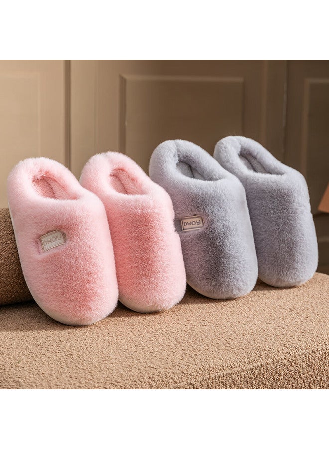 Mr. Darcy Daxixiansen Ice Cream Cotton Slippers For Men, Autumn And Winter Indoor Home Use, Plush Couple's Soft-soled Non-slip Slippers For Warmth - Image 4