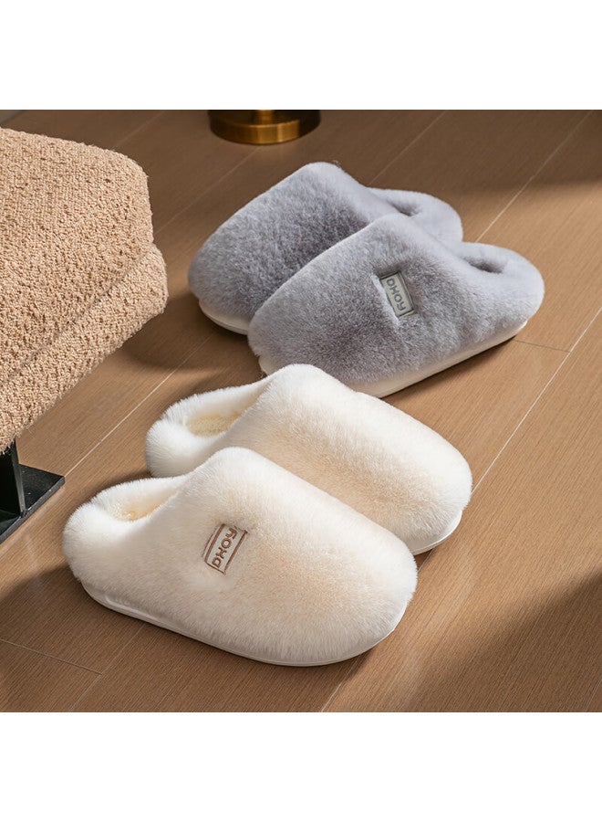 Mr. Darcy Daxixiansen Ice Cream Cotton Slippers For Men, Autumn And Winter Indoor Home Use, Plush Couple's Soft-soled Non-slip Slippers For Warmth - Image 5