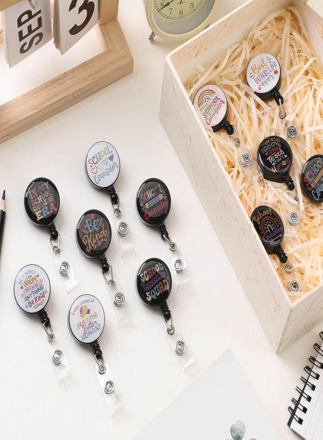 تاوباري مجموعة هدايا تاوباري لمستشاري المدارس، 12 قطعة، بكرة شارة قوس قزح قابلة للسحب مع مشبك تمساح، هدية مثالية للعودة إلى المدرسة أو عيد الميلاد أو تقدير المعلمين - Image 4