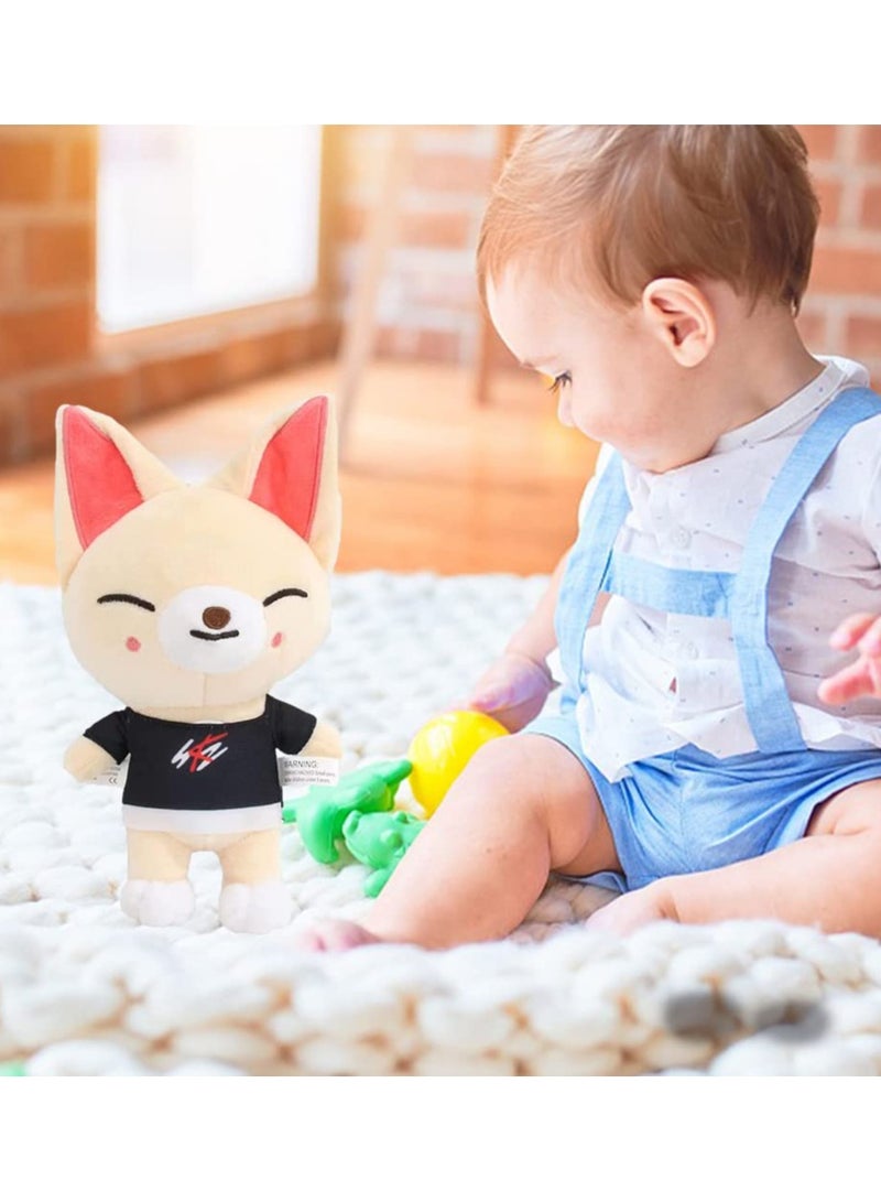 Excefore Plush Toy Stray Kids Stuffed Toy  Fox Doll Stuffed Animals Toy, Stray Kids Cuddly Toy Soft Plush Doll Toy for Kids Adults Boy Girls Soft Stray Plush Birthday Gifts for Kids - Image 2