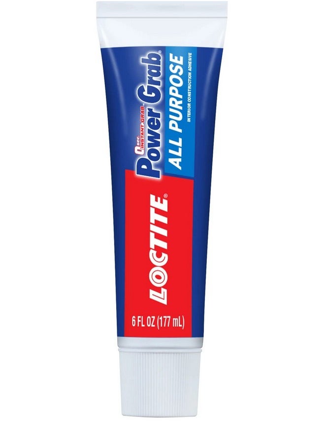 Loctite Loctite Power Grab Express Construction Adhesive, ultimate strength, 0 second grab, high tack adhesive, No-nails and screws, no clamping, DIY, no mixing, metal, tiles, wood, concrete 6 FL OZ 177ml  - Image 1