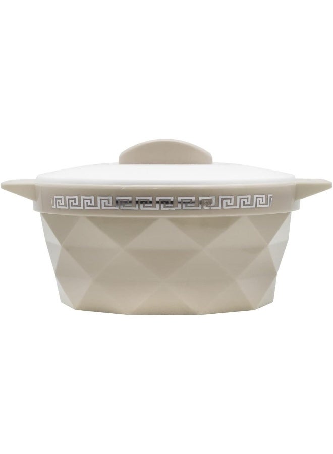 SELVEL SELVEL Giving shape to life! DIAMOND CASSEROLE 1000 ML BEIGE  - Image 1