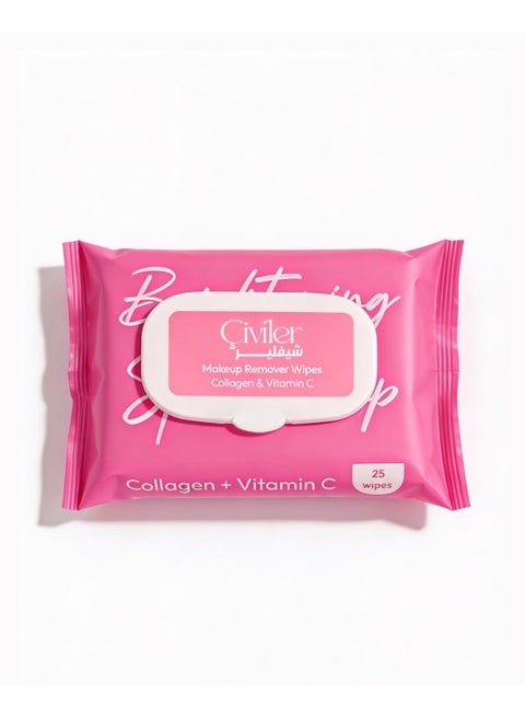 civiler Collagen Makeup Remover Serum Wipes