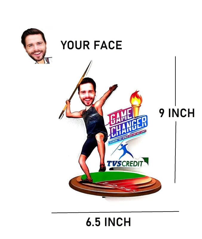 Adesh Anusaar هدية كاريكاتير مخصصة للعائلة | 3 صور مخصصة | 10 بوصة قاعدة خلفية للعرض على الطاولة والديكور الجدار - Image 3