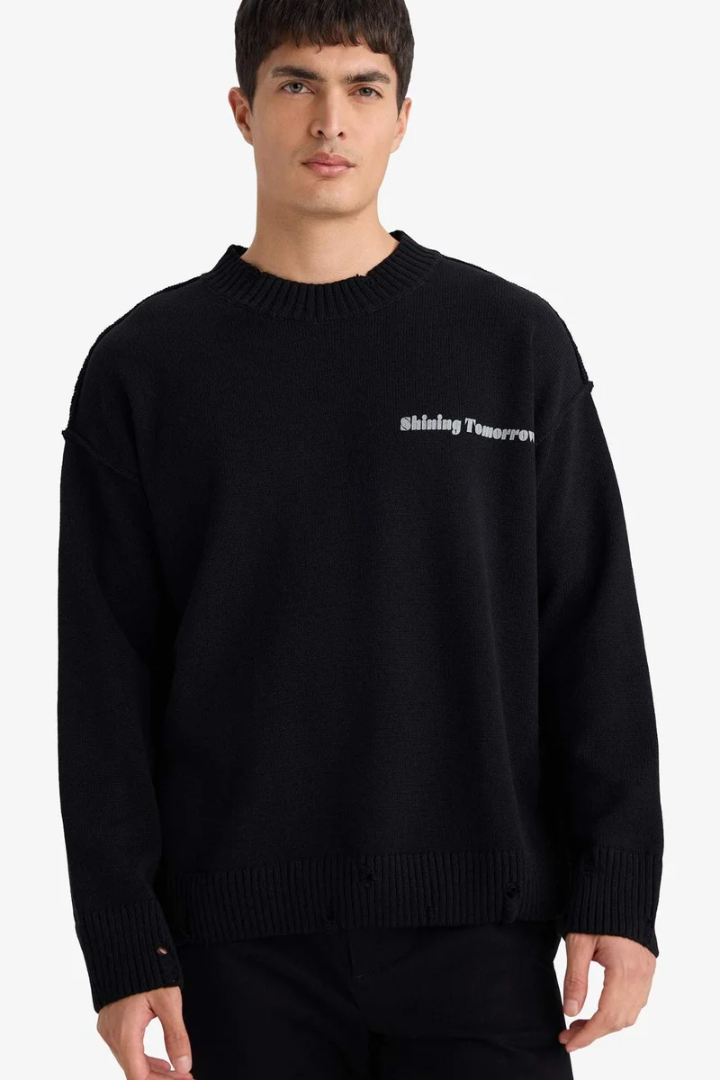 Defacto Oversize Fit Knitwear Pullover