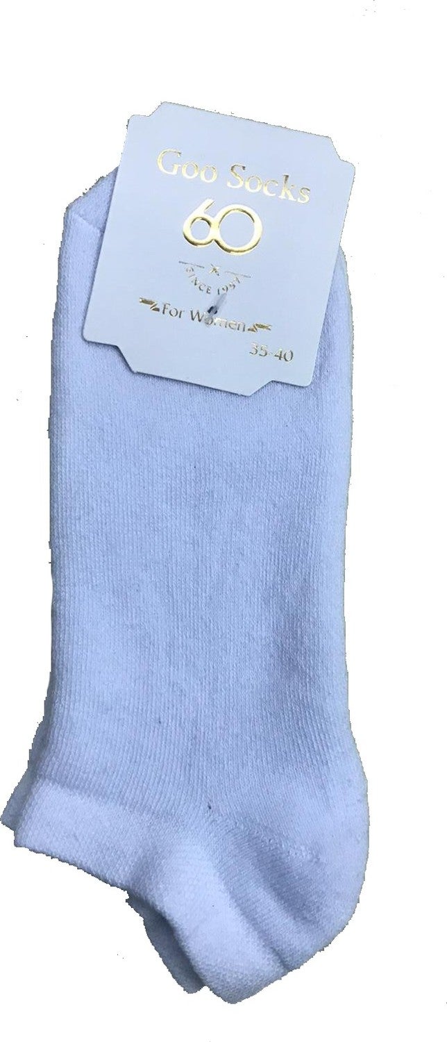 Goo Socks 3 Pairs of White Color Booties Socks 