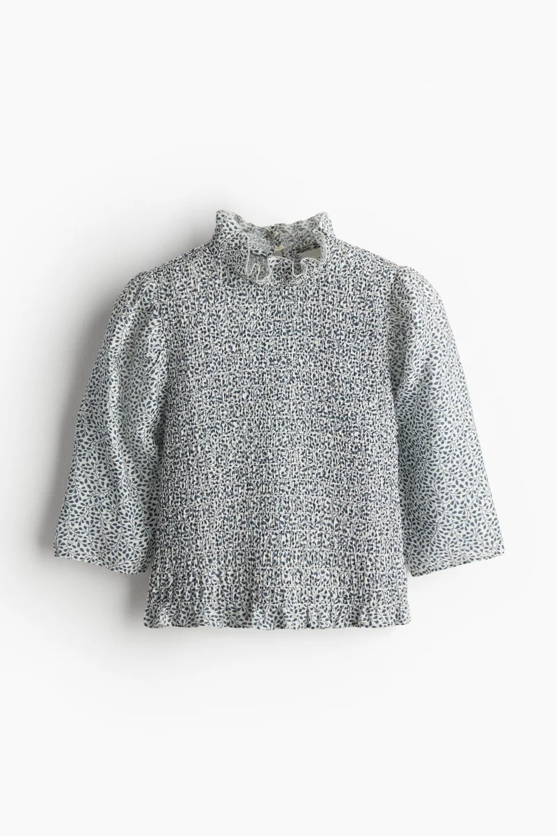H&M Smocked blouse